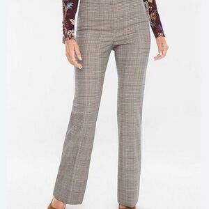 Chicos plaid glimmer slacks pants size 1.5